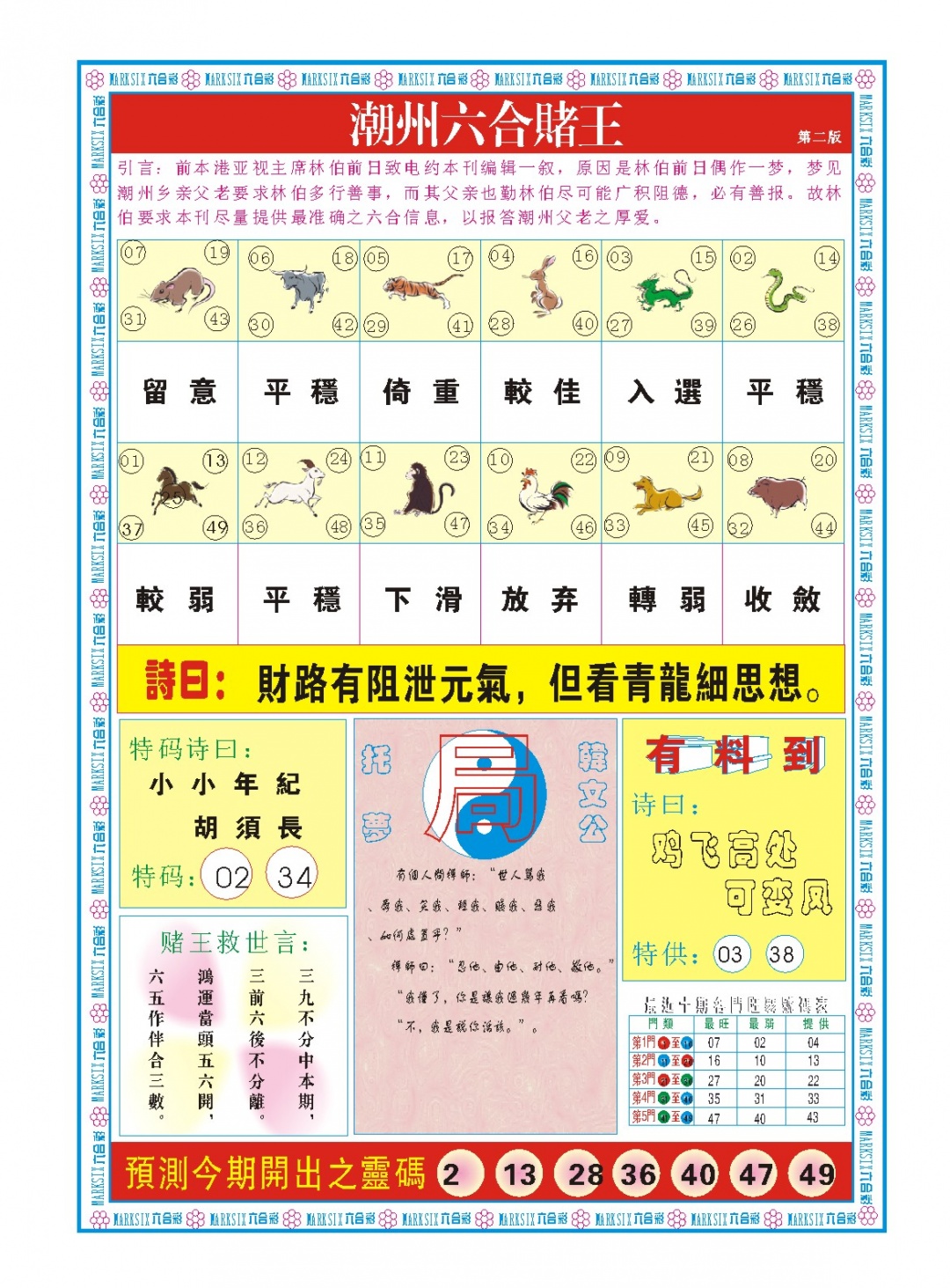 098期潮州六合赌王B[图]